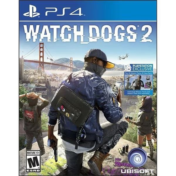 Ubisoft UBP30512037 Watch Dogs 2 - PlayStation 4, Ubisoft, Mfr#: UBP30512037